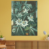 Moderne bloemenschilderkunst canvas afdruk (Insitu (Woonkamer))