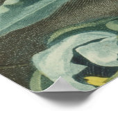 Moderne bloemenschilderkunst poster (Hoek)