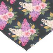 Moderne bloementafelloper medium tafelloper (Hoek)