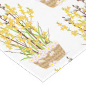 Moderne bloementafelloper medium tafelloper (Hoek)