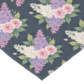 Moderne bloementafelloper medium tafelloper (Hoek)