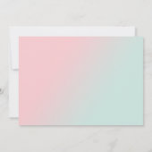 Moderne bloemetjeszestienjarige verjaardag kaart (Achterkant)