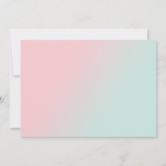 Moderne bloemetjeszestienjarige verjaardag kaart (Achterkant)