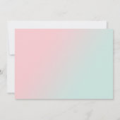 Moderne bloemetjeszestienjarige verjaardag kaart (Achterkant)