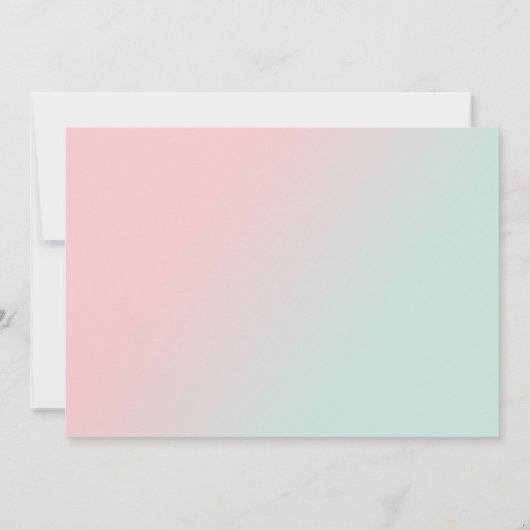 Moderne bloemetjeszestienjarige verjaardag kaart (Achterkant)