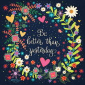 Moderne bloemige aangepaste naam leuke quote Case-Mate iPhone case