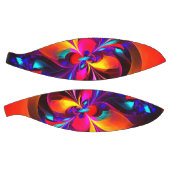 Moderne bloemige Abstracte kunst rood blauw patroo Basketbal (Panelen)