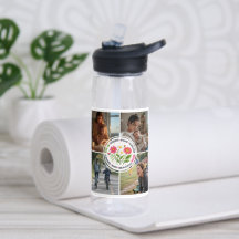 Moderne bloemige multi-foto aangepaste Moederdag