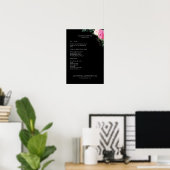 Moderne Bloemige Prijslijst Poster (Thuiskantoor)