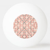 Moderne bloemige schattig pingpongbal (Voorkant)