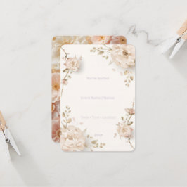 Moderne bloemige uitnodigingskaart Elegante botani Kaart