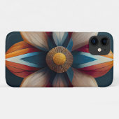 Moderne bloemkunst stijlvolle elegante botanische Case-Mate iPhone case (Achterkant (horizontaal))