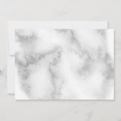 Moderne Bloemrijke Aquarel Roze Rozen BarefootBrid (Achterkant)