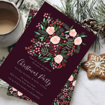 Moderne Bloemrijke Kerstfeest