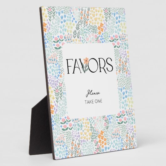 Moderne bloemrijke kleurrijke Baby in bloei Baby s Fotoplaat (Zijkant)