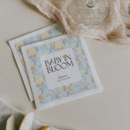 Moderne bloemrijke kleurrijke Baby in bloei Baby s Servet