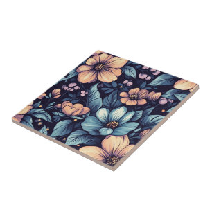 Moderne bloemrozen keramische tegels voor badkamer tegeltje