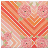 Moderne Bloemstof Stof (Close Up)