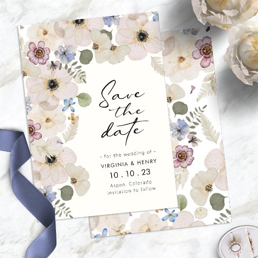 Moderne Bloemstukken Save The Date