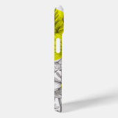 Moderne Bloemtekening helder geel Retro cirkels Case-Mate iPhone Case (Achterkant / Rechts)