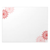 Moderne bloesems notitieblok (Voorkant)