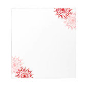 Moderne bloesems notitieblok (Voorkant)