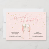 moderne bloesse eenvoudige pop , knul champagne kaart (Voorkant)