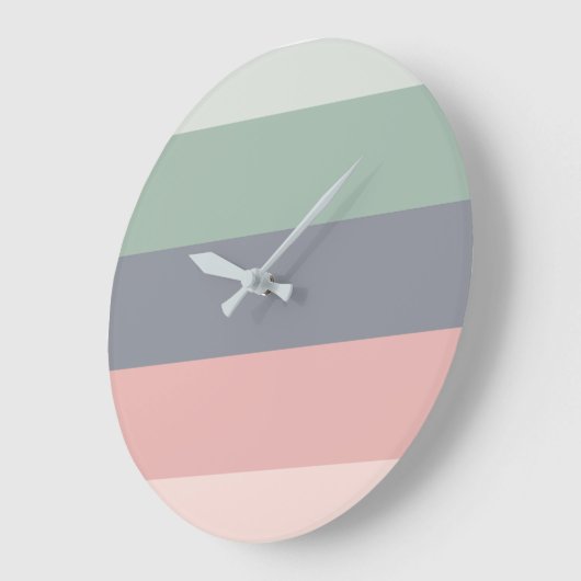 Moderne blokbalk Stapelpatroon grote klok (Hoek)