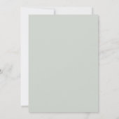 Moderne Blokken Roze Mint Helder Bruidsfeest Kaart (Achterkant)