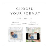 Moderne Blue Boy Fotodoop Kaart