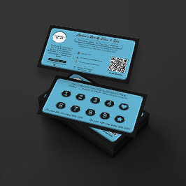 Moderne Blue Business Rewards-promo biedt klanten Klantenkaartje