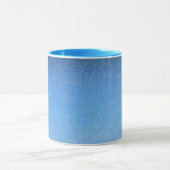 Moderne Blue Glitter Combo Mok (Midden)