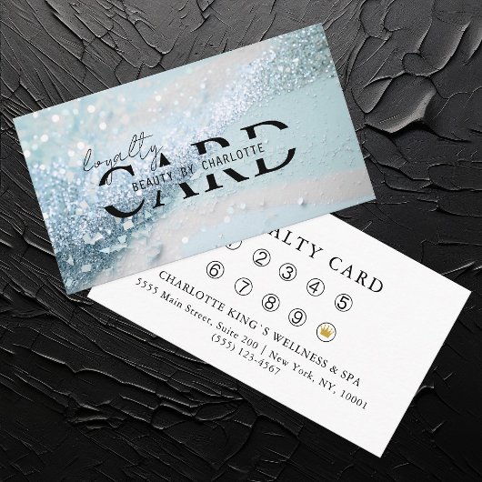 Moderne, Blue-Glitter Salon, 10 - Informatiekaartje