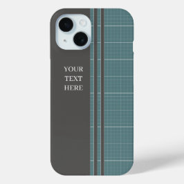 Moderne Blueprint Grid iPhone Hoesje IPC01