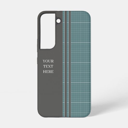 Moderne Blueprint Grid Phone Case PC01 Samsung Galaxy Hoesje (Achterkant)