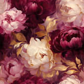 Moderne Blush Bourgondië Gouden Trouwdoek Servette Servet