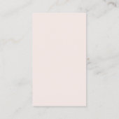 Moderne Blush—Bruiloft RSVP Visitekaartje (Achterkant)
