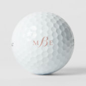 Moderne Blush Combo Monogram Titleist Pro VI Golfballen (Voorkant)