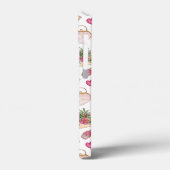 Moderne Blush en White Tea Party Case-Mate iPhone Case (Achterkant / Links)