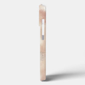 Moderne Blush Glitter Roze Goud Glans Script Naam Case-Mate iPhone Case (Achterkant / Links)