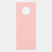 Moderne Blush Gouden Bruiloft Gast niet storen Deurhanger (Achterkant)