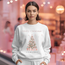 Moderne Blush Kerstboom – Persoonlijke Vakantie