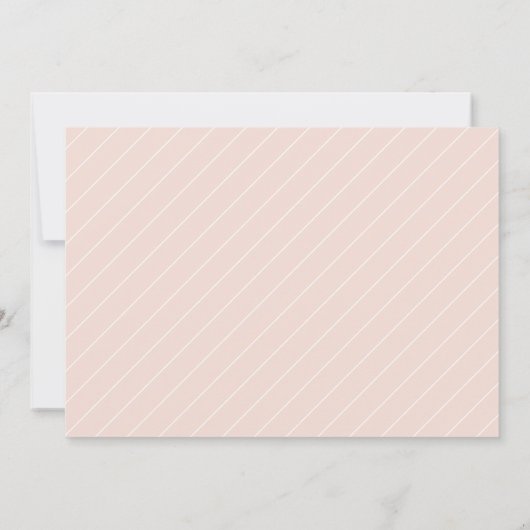 Moderne  Blush Lettering Foto Save The Date (Achterkant)
