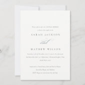 Moderne Blush Paisley Typografie Couples Shower Kaart (Voorkant)