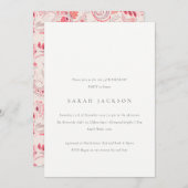 Moderne Blush Paisley Typografie Elke dag Kaart (Voorkant / Achterkant)