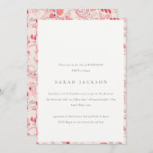 Moderne Blush Paisley Typografie Elke dag Kaart (Voorkant / Achterkant)