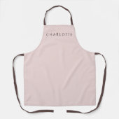 Moderne Blush Persoonlijk Schort (Voorkant)