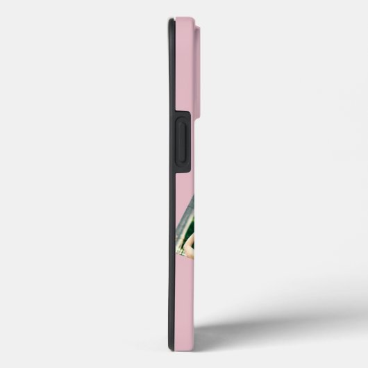 Moderne Blush Pink Monogram Multi Foto Case-Mate iPhone Case (Achterkant / Rechts)
