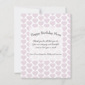 Moderne Blush Roze 8 Foto Collage Beste Mam ooit (Achterkant)