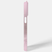 Moderne Blush Roze Gradient Een Foto Case-Mate iPhone Case (Achterkant / Rechts)